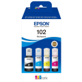 Für Epson EcoTank ET-3700:<br/>Epson C13T03R640/102 Tintenflasche MultiPack Bk,C,M,Y 127ml + 3x70ml VE=4 für Epson ET-3700 