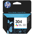 Für HP Envy 5034 All-ln-One:<br/>HP N9K05AE#301/304 Druckkopfpatrone color Blister Multi-Tag, 100 Seiten/5% 2ml für HP DeskJet 2620/3720 