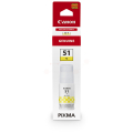 Für Canon Pixma G 1530:<br/>Canon 4548C001/GI-51Y Tintenflasche gelb, 7.700 Seiten 70ml für Canon Pixma G 1520/1530 