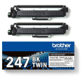 Für Brother MFC-L 3730 CDN:<br/>Brother TN-247BKTWIN Toner-Kit schwarz Doppelpack, 2x3.000 Seiten ISO/IEC 19752 VE=2 für Brother HL-L 3210 