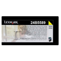 Für Lexmark XS 548 DE:<br/>Lexmark 24B5589 Tonerkartusche gelb return program, 3.000 Seiten für Lexmark XS 544 