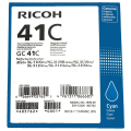 Für Ricoh Aficio SG 3120 B SF:<br/>Ricoh 405762/GC-41C Gelkartusche cyan, 2.200 Seiten ISO/IEC 24711 für Ricoh Aficio SG 3100 