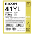 Für Lanier SG 3100 Series:<br/>Ricoh 405768/GC-41YL Gelkartusche gelb, 600 Seiten ISO/IEC 24711 41ml für Ricoh Aficio SG 2100/3100 