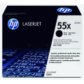 Für HP LaserJet Pro MFP M 521 dx:<br/>HP CE255X/55X Tonerkartusche schwarz High-Capacity, 12.500 Seiten ISO/IEC 19752 für HP LaserJet P 3015 