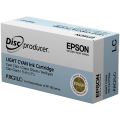 Für Epson Discproducer PP-100 N Network:<br/>Epson C13S020448/PJIC2 Tintenpatrone cyan hell, 3.000 Seiten 26ml für Epson PP 100/50 
