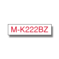 Für Brother P-Touch 75:<br/>Brother MK-222BZ DirectLabel rot auf weiss 9mm x 8m für Brother P-Touch M 9-12mm 