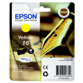 Für Epson WorkForce WF-2630 WF:<br/>Epson C13T16244010/16 Tintenpatrone gelb, 165 Seiten 3.1ml für Epson WF 2010/2660/2750 