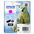 Für Epson Expression Premium XP-520:<br/>Epson C13T26134010/26 Tintenpatrone magenta, 300 Seiten 4.5ml für Epson XP 600 