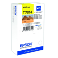 Für Epson WorkForce Pro WP-4525 DNF:<br/>Epson C13T70144010/T7014 Tintenpatrone gelb XXL, 3.400 Seiten ISO/IEC 24711 34.2ml für Epson WP 4015 