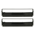 Für Epson LQ 300 Plus:<br/>Epson C13S015613 Nylonband schwarz Doppelpack, 2.500.000 Zeichen VE=2 für Epson LQ 300 