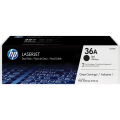 Für HP LaserJet M 1120 n MFP:<br/>HP CB436AD/36A Tonerkartusche schwarz Doppelpack, 2x2.000 Seiten/5% VE=2 für HP LaserJet P 1505 