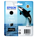 Für Epson SureColor SC-P 600:<br/>Epson C13T76014010/T7601 Tintenpatrone schwarz foto 25.9ml für Epson SC-P 600 