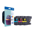 Für Brother DCP-J 150 Series:<br/>Brother LC-123RBWBP Tintenpatrone MultiPack C,M,Y, 3x600 Seiten ISO/IEC 24711 VE=3 für Brother DCP-J 132/MFC-J 4510/MFC-J 6920 