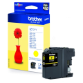 Für Brother DCP-J 752 DW:<br/>Brother LC-121Y Tintenpatrone gelb, 300 Seiten ISO/IEC 24711 3.9ml für Brother DCP-J 132/MFC-J 285 