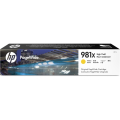 Für HP PageWide Managed Color Flow MFP E 58650 z:<br/>HP L0R11A/981X Tintenpatrone gelb, 10.000 Seiten ISO/IEC 19798 114ml für HP PageWide E 58650/556 