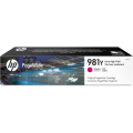 Für HP PageWide Enterprise Color 556 xh:<br/>HP L0R14A/981Y Tintenpatrone magenta, 16.000 Seiten ISO/IEC 19798 183ml für HP PageWide E 58650/556 