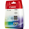 Für Canon Pixma IP 100:<br/>Canon 1511B018/CLI-36 Tintenpatrone color Doppelpack, 2x249 Seiten 12ml VE=2 für Canon Pixma IP 100/Mini 260 
