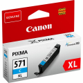 Für Canon Pixma TS 8020 Series:<br/>Canon 0332C001/CLI-571CXL Tintenpatrone cyan High-Capacity, 680 Seiten ISO/IEC 24711 375 Fotos 11ml für Canon Pixma MG 5750/7750 