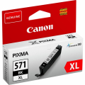 Für Canon Pixma TS 5050 Series:<br/>Canon 0331C001/CLI-571BKXL Tintenpatrone schwarz High-Capacity, 4.425 Seiten ISO/IEC 24711 895 Fotos 11ml für Canon Pixma MG 5750/7750 