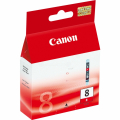 Für Canon Pixma Pro 9000 Mark II:<br/>Canon 0626B001/CLI-8R Tintenpatrone rot, 5.790 Seiten 13ml für Canon Pixma Pro 9000 