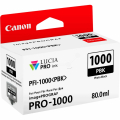 Für Canon imagePROGRAF Pro 1000:<br/>Canon 0546C001/PFI-1000PBK Tintenpatrone schwarz foto, 2.205 Seiten 80ml für Canon Pro 1000 