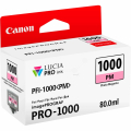 Für Canon imagePROGRAF Pro 1000:<br/>Canon 0551C001/PFI-1000PM Tintenpatrone magenta hell, 3.755 Seiten 80ml für Canon Pro 1000 
