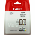 Für Canon Pixma TS 3350:<br/>Canon 8287B005/PG-545+CL-546 Druckkopfpatrone Multipack schwarz + color, 2x180 Seiten ISO/IEC 24711 2x8ml VE=2 für Canon Pixma MG 2450 