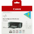 Für Canon Pixma Pro 10 S:<br/>Canon 6403B007/PGI-72 Tintenpatrone MultiPack PBK,GY,PM,PC,CO 5x14ml VE=5 für Canon Pixma Pro 10 