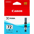 Für Canon Pixma Pro 10 S:<br/>Canon 6407B001/PGI-72PC Tintenpatrone cyan hell 350 Fotos 14ml für Canon Pixma Pro 10 