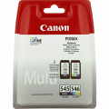 Für Canon Pixma MG 2450:<br/>Canon 8287B008/PG-545+CL-546 Druckkopfpatrone Multipack schwarz + color, 2x180 Seiten ISO/IEC 24711 VE=2 für Canon Pixma MG 2450 