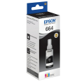 Für Epson EcoTank L 455:<br/>Epson C13T664140/664 Tintenflasche schwarz, 4.000 Seiten 70ml für Epson L 300 