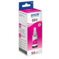 Für Epson EcoTank L 565:<br/>Epson C13T664340/664 Tintenflasche magenta, 6.500 Seiten 70ml für Epson L 300/655 