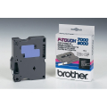 Für Brother P-Touch PC:<br/>Brother TX-315 DirectLabel weiss auf schwarz 6mm x 15m für Brother P-Touch TX 6-24mm 
