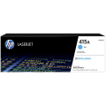 Für HP Color LaserJet Pro MFP M 479 Series:<br/>HP W2031A/415A Tonerkartusche cyan, 2.100 Seiten ISO/IEC 19798 für HP E 45028/M 454 