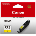 Für Canon Pixma MG 6650:<br/>Canon 6511B001/CLI-551Y Tintenpatrone gelb, 344 Seiten ISO/IEC 24711 130 Fotos 7ml für Canon Pixma IP 8700/IX 6850/MG 5450/MG 6350/MX 725 