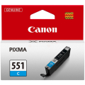Für Canon Pixma MG 5655:<br/>Canon 6509B001/CLI-551C Tintenpatrone cyan, 332 Seiten ISO/IEC 24711 121 Fotos 7ml für Canon Pixma IP 8700/IX 6850/MG 5450/MG 6350/MX 725 