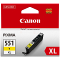 Für Canon Pixma MG 7550:<br/>Canon 6446B001/CLI-551YXL Tintenpatrone gelb High-Capacity, 695 Seiten 274 Fotos 11ml für Canon Pixma IP 8700/IX 6850/MG 5450/MG 6350/MX 725 