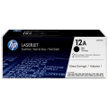 Für HP LaserJet 1022 Series:<br/>HP Q2612AD/12AD Tonerkartusche schwarz Doppelpack, 2x2.000 Seiten/5% VE=2 für Canon LBP-3000 