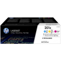 Für HP Color LaserJet Pro M 252 n:<br/>HP CF253XM/201X Tonerkartusche MultiPack C,M,Y, 3x2.300 Seiten ISO/IEC 19752 VE=3 für HP Pro M 252 