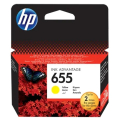 Für HP DeskJet Ink Advantage 6525:<br/>HP CZ112AE/655 Druckkopfpatrone gelb, 600 Seiten ISO/IEC 24711 für HP DeskJet 3525 